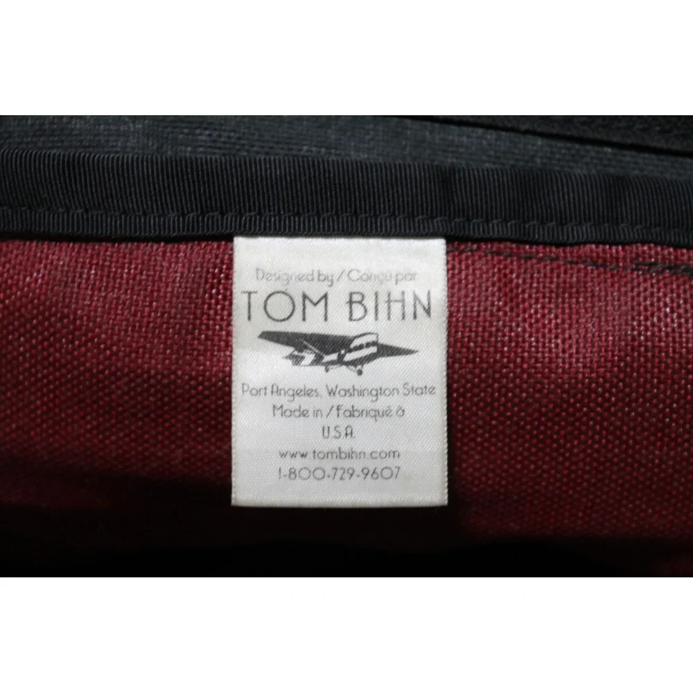 Tom Bihn Brain Bag Backpack Red Black Made in USA Port Angeles Washington